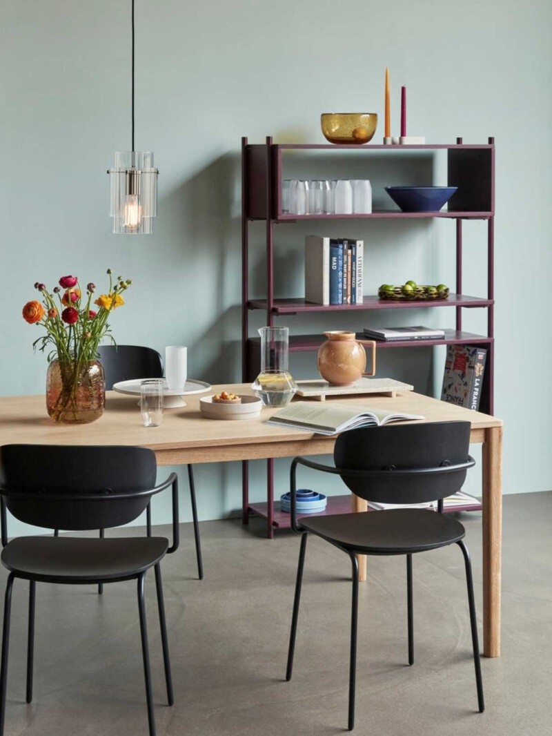 100% SFC oak dining table, Clara - Hubsch