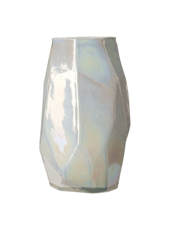 White Vase Graphic Luster Pols Potten