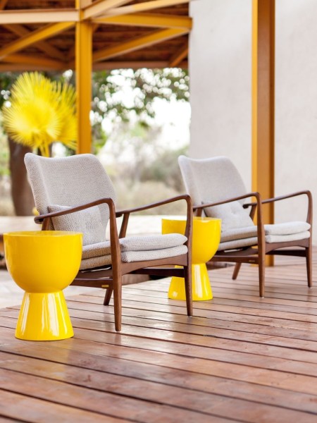 Pols Potten - Scandinavian Peggy armchair in ash wood and fabric | MBS Design