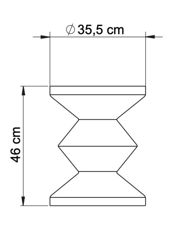 tabouret-rose-laque-zig-zag-pols-potten