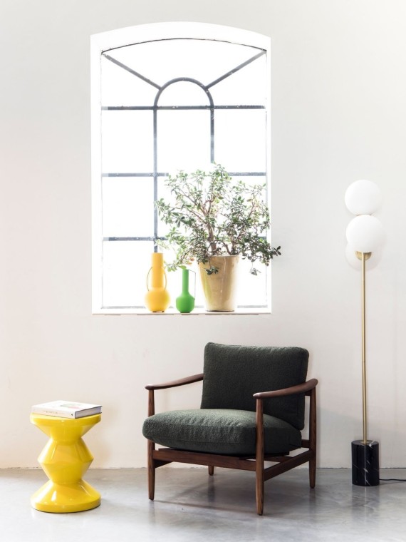 Green or beige Todd Ashwood armchair, Pols Potten | MBS Design