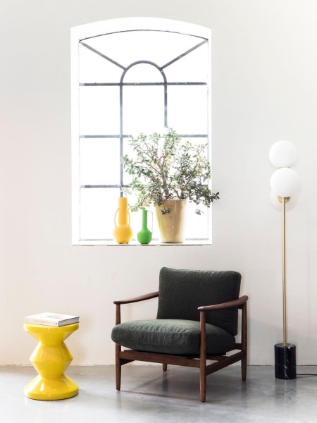 Green or beige Todd Ashwood armchair, Pols Potten | MBS Design