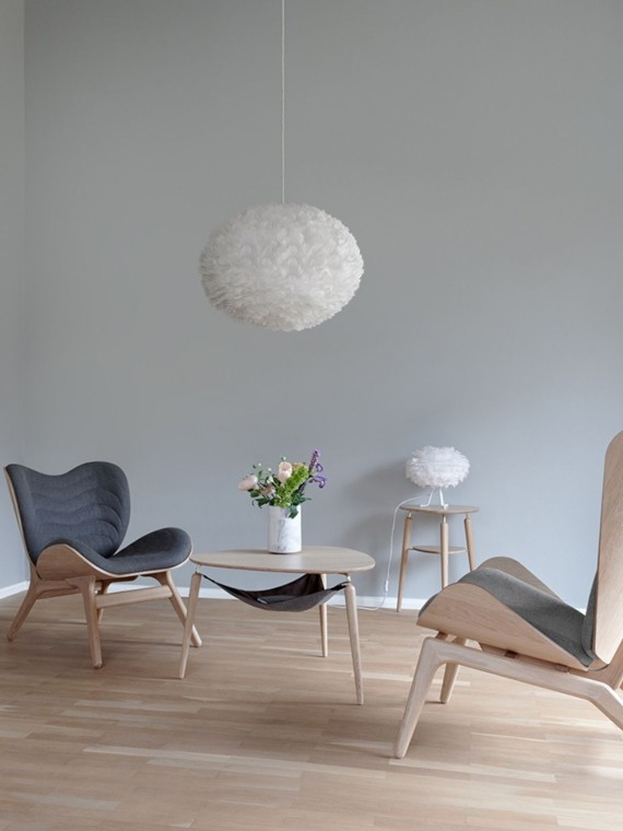 Goose Feather lampshade, Eos