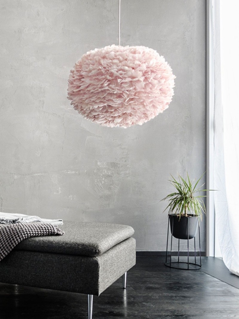 Goose Feather lampshade, Eos