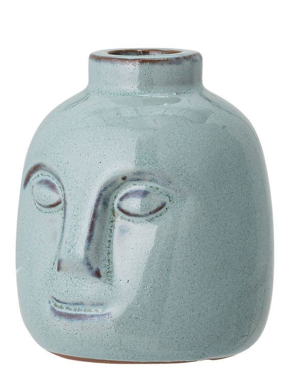 Bloomingville Eliot Green Glass Candle Holder