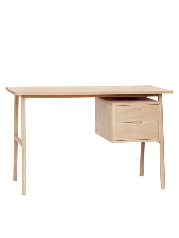 Bureau Jensen en chêne avec tiroirs Hübsch