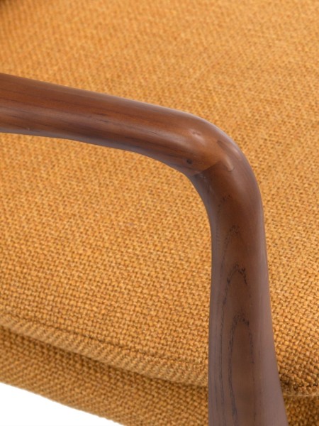 Fauteuil scandinave en bois de frêne, Peggy Ocre Pols Potten