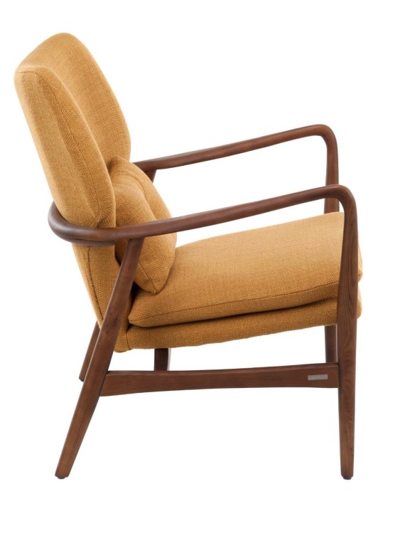 Fauteuil scandinave en bois de frêne, Peggy Ocre Pols Potten