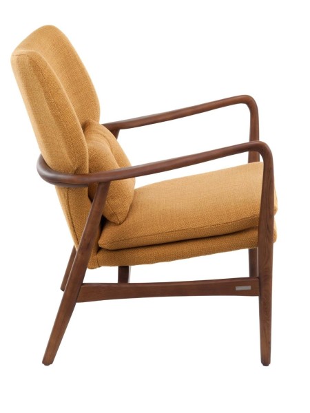 Fauteuil scandinave en bois de frêne, Peggy Ocre Pols Potten