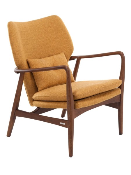 Pols Potten Scandinavian ash wood armchair, Peggy Ocher