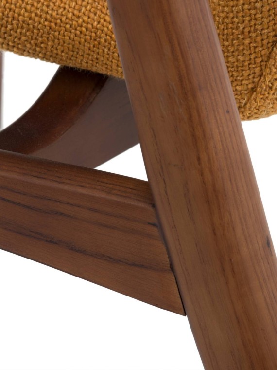 Fauteuil scandinave en bois de frêne, Peggy Ocre Pols Potten