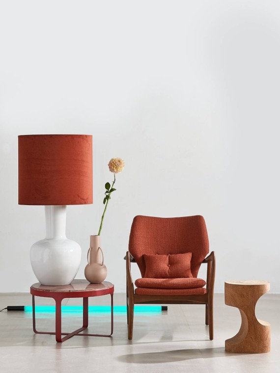 Pols Potten peggy Scandinavian ash wood armchair Peggy Rust