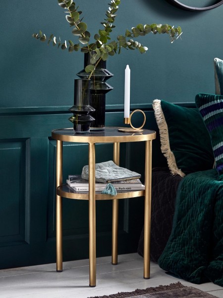 Nordal  vase Rilla en verre strié vert clair taille S