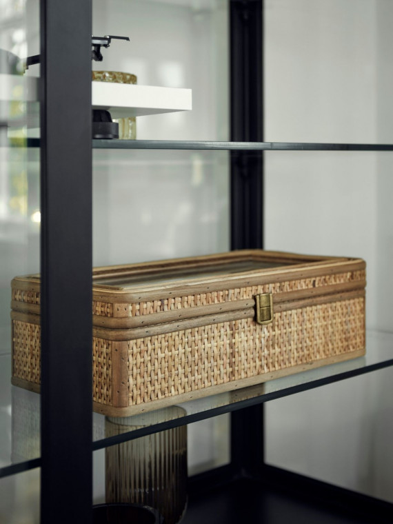 Boîte à bijoux en rotin Rattan, Nordal | MBS Design