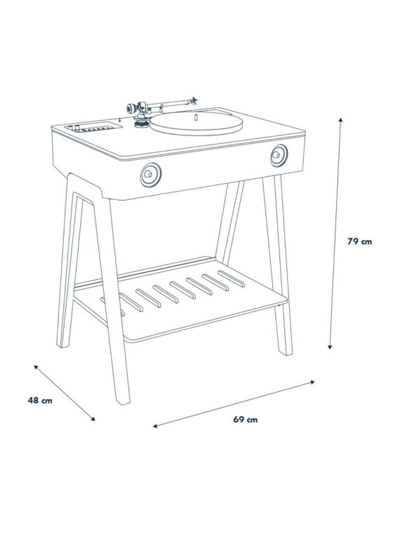 oak Lx Vinyl Turntable La Boite Concept