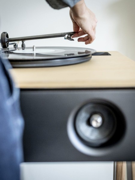 La Boite Concept Lx Platine vinyle chêne clair