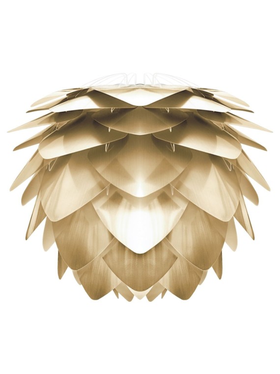 Umage Lampe fleur avec trépied noir, Silvia Mini laiton brossé