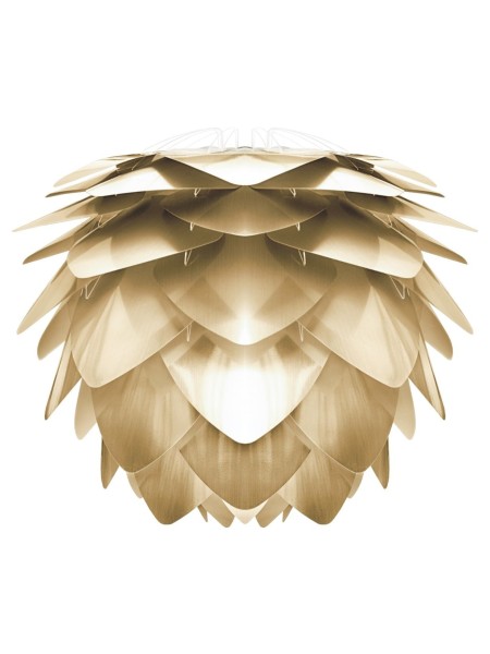 Umage Flower table lamp with black tripode base Silvia Mini brushed brass