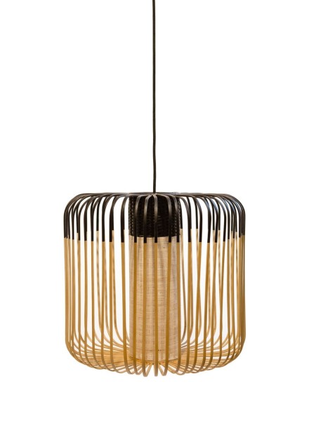 Suspension Forestier en bambou naturel 45 cm Bambou M Noir
