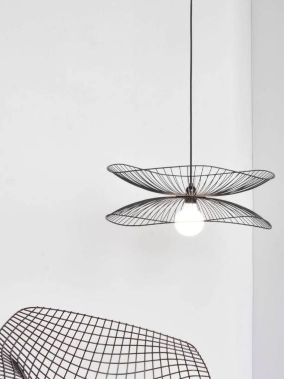 Metal pendant lamp, Libellule S