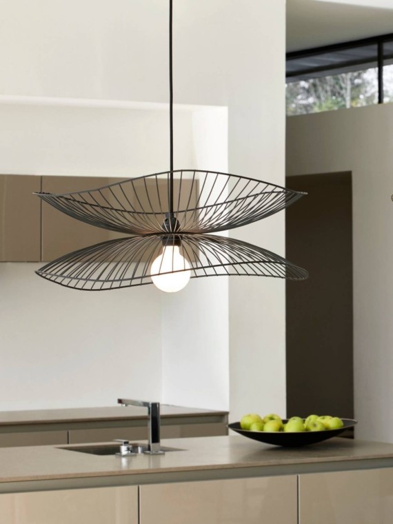 Metal pendant lamp, Libellule S