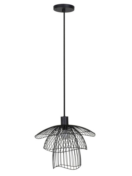 Suspension en métal Papillon xS forestier noir