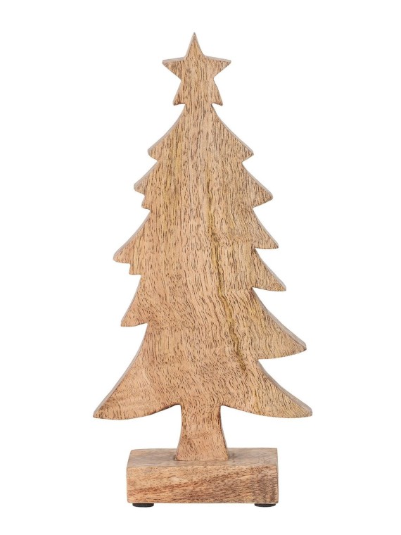 Bloomingville Sapin de noël en bois de manguier H31 cm