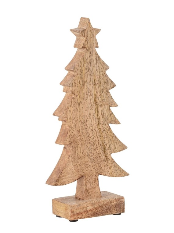 Bloomingville Sapin de noël en bois de manguier H31 cm
