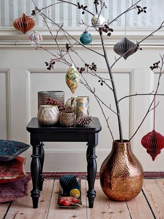 Ornement de noël multicolore en verre Jaturung, Bloomingville| MBS Design