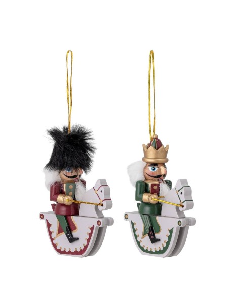 Wooden Christmas ornament, Alek Bloomingville christmas ball nutcracker