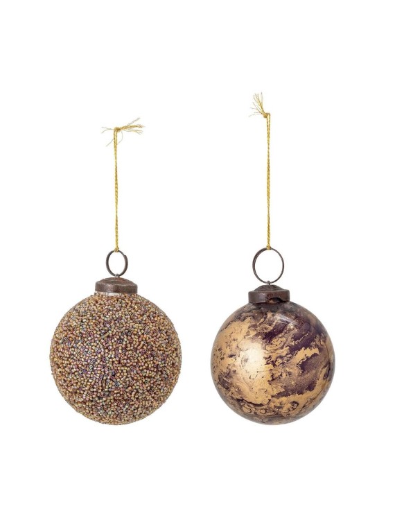 Golden glass ornament, Loha Bloomingville