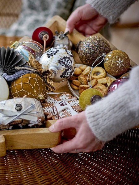 Golden glass ornament, Loha Bloomingville