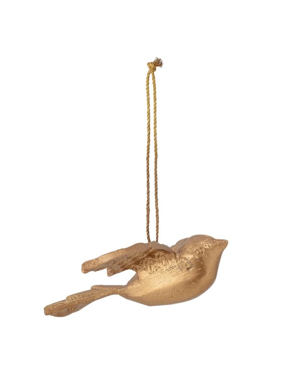 Gold-plated aluminium ornament, Petry Bloomingville