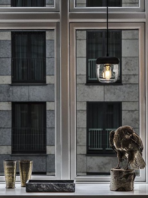 UMAGE - Suspension en verre et en métal, Acorn - MBS Design