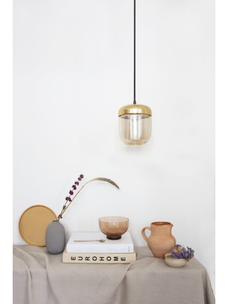 UMAGE - Suspension en verre et en métal, Acorn - MBS Design