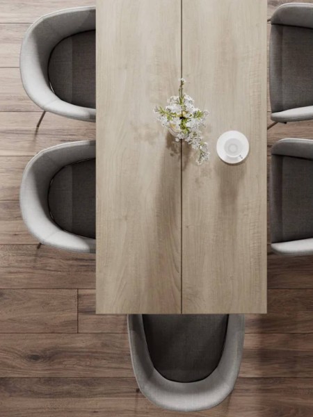 Fabric and metal chair, Polka Pomax grey