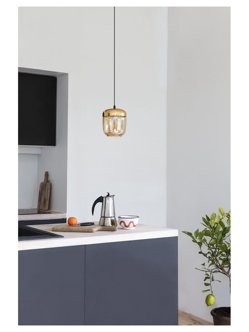 UMAGE - Suspension en verre et en métal, Acorn - MBS Design