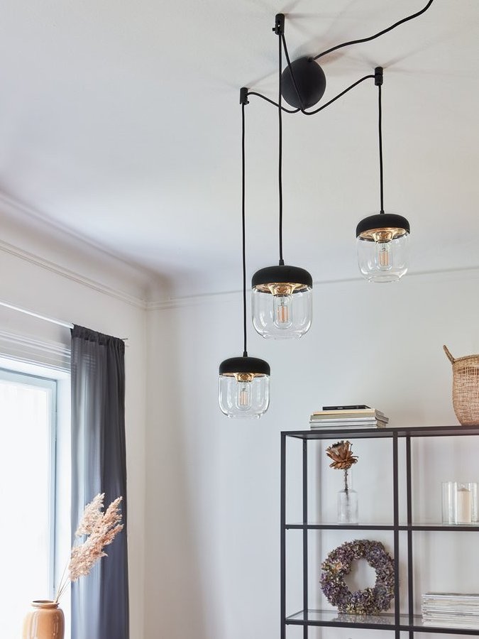 UMAGE - Suspension en verre et en métal, Acorn - MBS Design