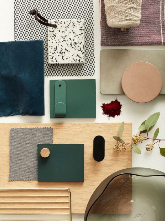 Bouton de meuble en fer de la marque Hubsch, Voss