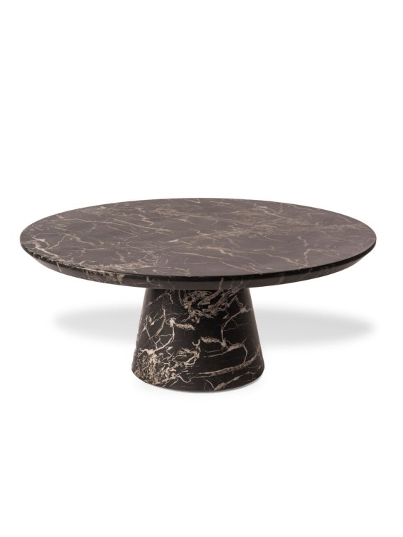 Round resin coffee table with marble effect Filip, Pols Potten l MBS Design