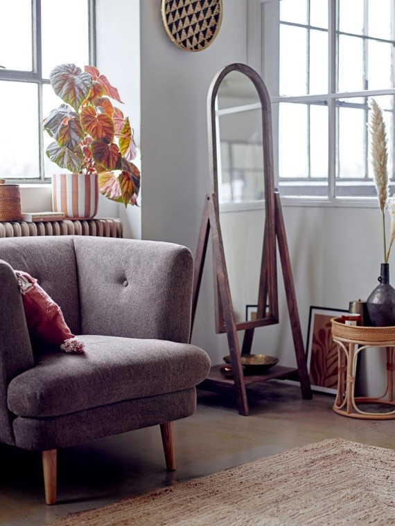 Mango wood mirror, Cathia Bloomingville