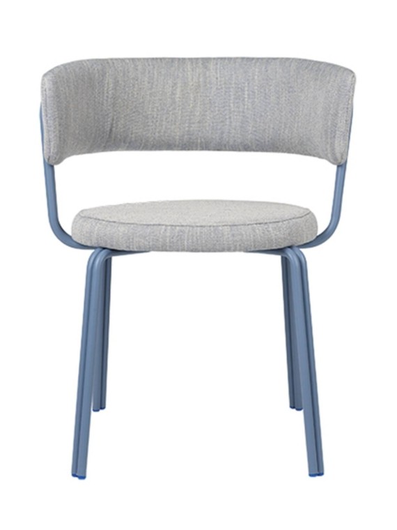 Big chair in iron and textile, Oda Broste Copenhagen