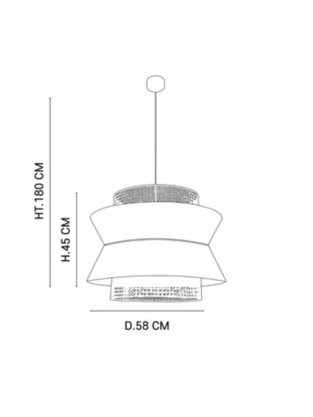 Suspension Singapour Nude XL et XXL, Market Set | MBS Design