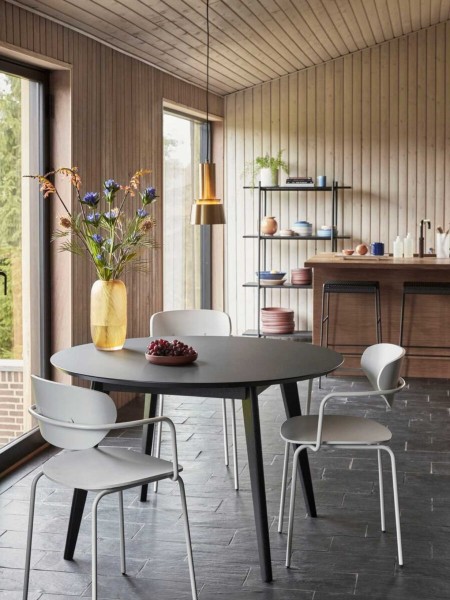 Maria round oak dining table, Hübsch | MBS Design