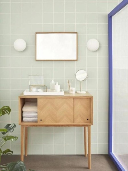 Applique murale en verre et laiton Kumu de la marque Hübsch