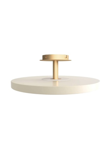 LED ceiling lamp in steel large, Asteria Up Ø60 cm Umage