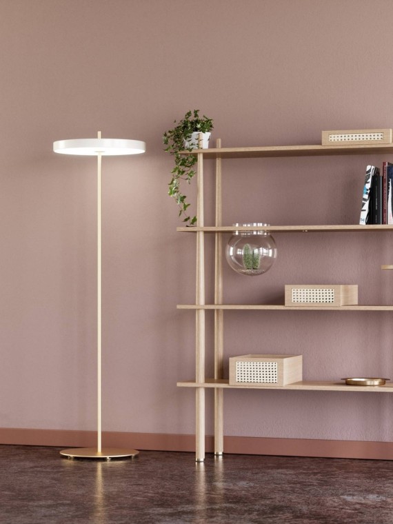 LED Floor Lamp in Steel Asteria Floor, Umage l MBS Design