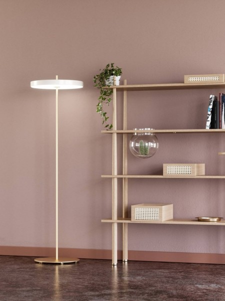 Lampadaire LED en Acier, Aluminium et PMMA,  Asteria Floor Umage