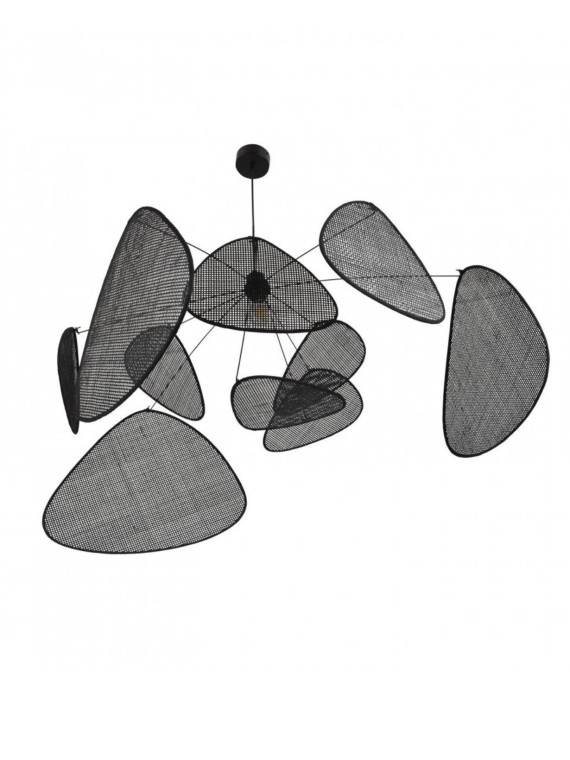 Market Set - Suspension en cannage noir, Screen XL | MBS Design