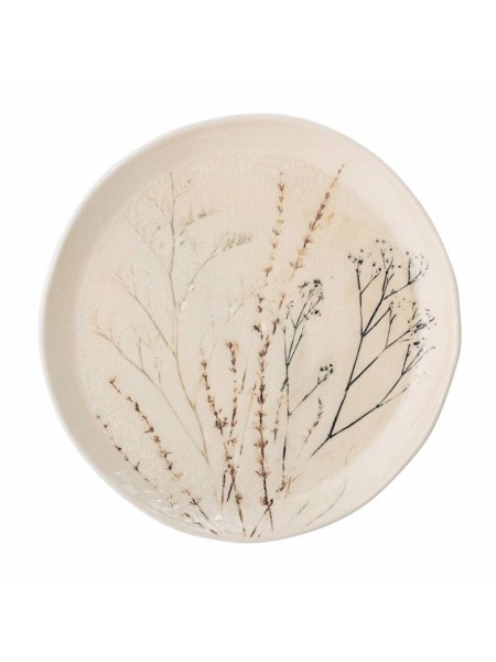 Assiettes plates en grès nature x6, Bea Ø27,5 cm Bloomingville